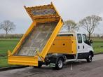 IVECO DAILY 35C14 dub.cab kipper kist!, Auto's, 136 pk, Gebruikt, Euro 6, Iveco
