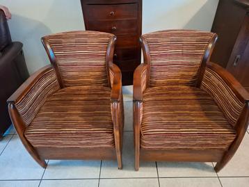 2 Leuke Fauteuils in Goede Staat beschikbaar voor biedingen