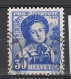 A420 Zwitserland 1936 gestempeld pro juventute 309, Ophalen of Verzenden, Gestempeld