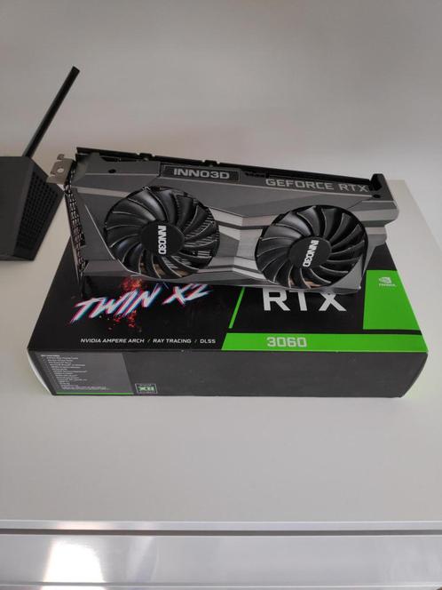 Inno3D RTX 3060 12GB TWIN X2 OC, Computers en Software, Videokaarten, Zo goed als nieuw, Nvidia, PCI-Express 4.0, GDDR6, HDMI