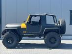 Jeep Wrangler 4.0i Terrein Beul 40 inch |Apk tot Mei 2027, Gebruikt, Zwart, Cabriolet, Origineel Nederlands