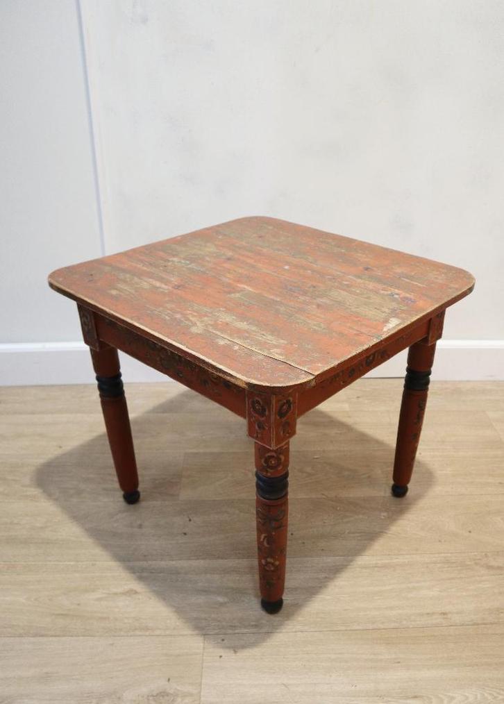 Antiek Hindeloopen tafeltje, bijzettafeltje, Antiek en Kunst, Antiek | Meubels | Tafels, Ophalen