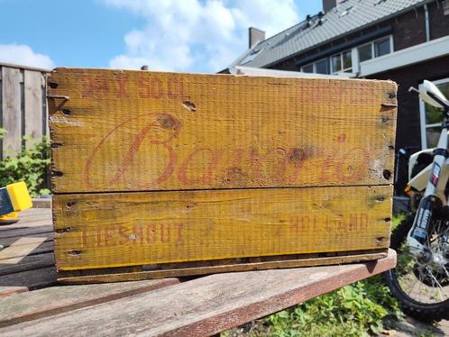 Vintage Bavaria houten bierkratje uit 1969, Huis en Inrichting, Woonaccessoires | Kisten, Gebruikt, Minder dan 50 cm, Minder dan 50 cm