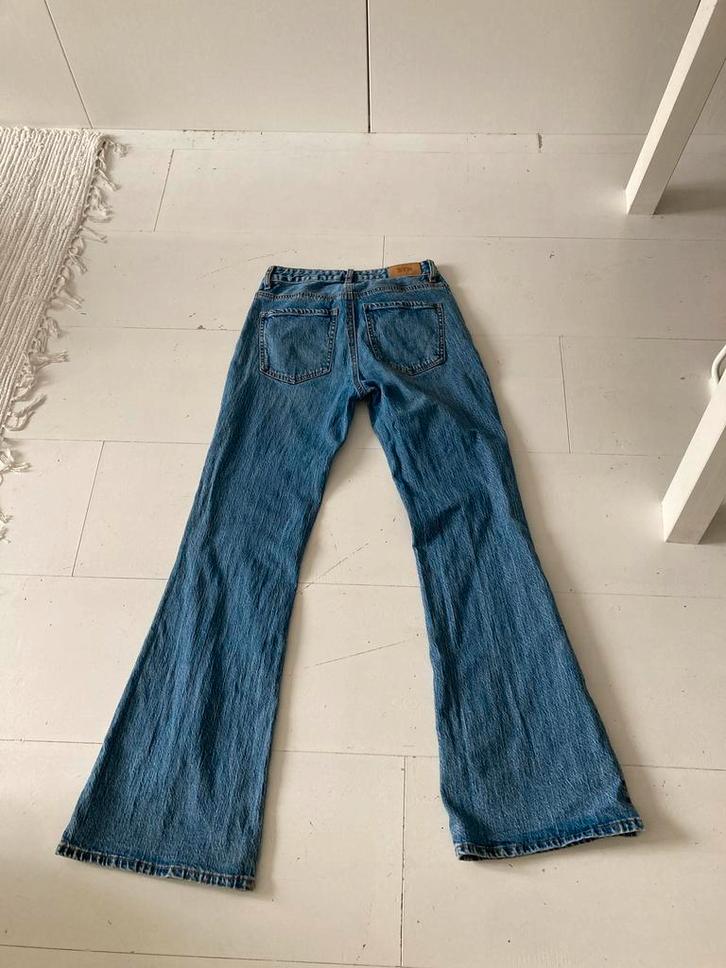 Mooie flared jeans, Kleding | Dames, Spijkerbroeken en Jeans, Zo goed als nieuw, Overige jeansmaten, Blauw, Ophalen of Verzenden