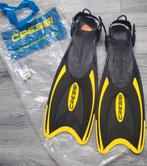 Teab nieuwe zwart/gele Cressi snorkelvinnen maat 44/47, Watersport en Boten, Ophalen of Verzenden, Nieuw, Snorkelvinnen
