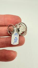 Zilveren manchetknopen. Gemaakt van uitgezaagde munten., Ophalen of Verzenden, Gebruikt, Zilver