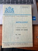 KL Nederlands voorschrift vuren op tanks Tank AT KNIL, Verzamelen, Militaria | Tweede Wereldoorlog, Verzenden, Nederland, Boek of Tijdschrift