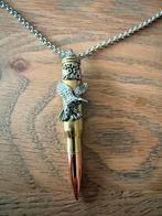 Ketting met Kogel Hanger, Ophalen of Verzenden, Zo goed als nieuw, Zilver, Overige materialen