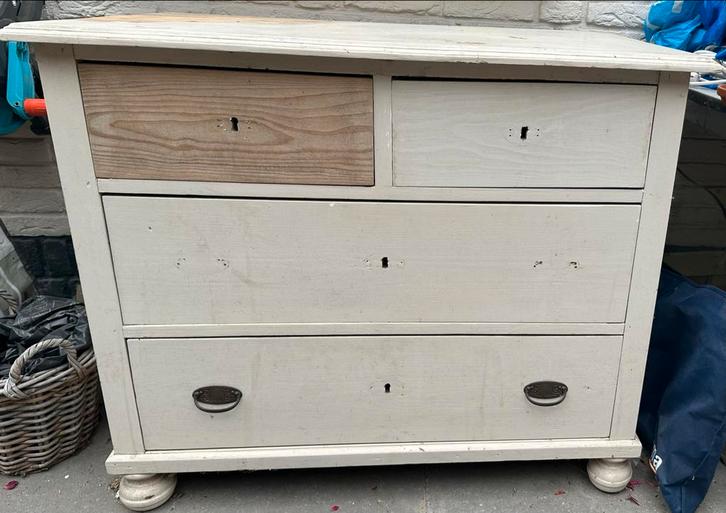 Commode/Ladekast Hout - Opknapper, Huis en Inrichting, Kasten | Dressoirs, Gebruikt, 50 tot 100 cm, 25 tot 50 cm, Met lade(s)