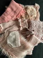 Newborn fotografie set in de tinten roze, bruin en wit, Kinderen en Baby's, Ophalen of Verzenden, Zo goed als nieuw