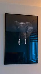 Olifant Poster met Frame, Huis en Inrichting, Woonaccessoires | Schilderijen, Tekeningen en Foto's, Ophalen, Zo goed als nieuw