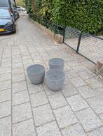 3x Artstone Bola pot 38cm, 25 tot 40 cm, Kunststof, Rond, Binnen