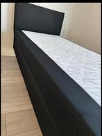 Boxspring 90x200 incl topper, Huis en Inrichting, Slaapkamer | Boxsprings, Zwart, Tweepersoons, Ophalen of Verzenden, Zo goed als nieuw