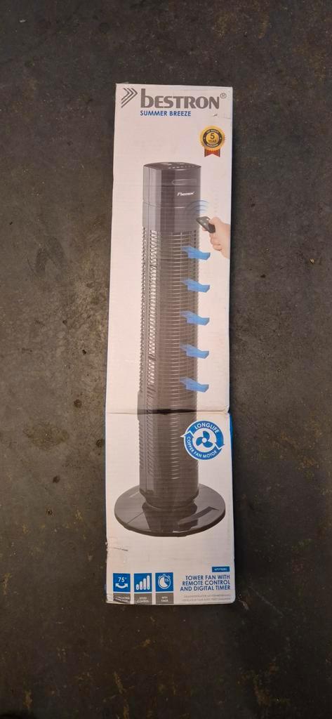 Bestron Summer Breeze Torenventilator, Witgoed en Apparatuur, Airco's, Nieuw, Staande ventilator, Minder dan 60 m³, 3 snelheden of meer