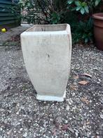 Witte bloempot GRATIS, Tuin en Terras, Gebruikt, Tuin, Rond, Minder dan 40 cm