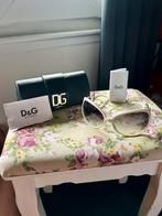Witte Dolce & Gabbana zonnebril dames, Gebruikt, Zonnebril, Wit, Ophalen of Verzenden