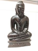 Oud ebbenhouten Buddha beeld, Ophalen of Verzenden