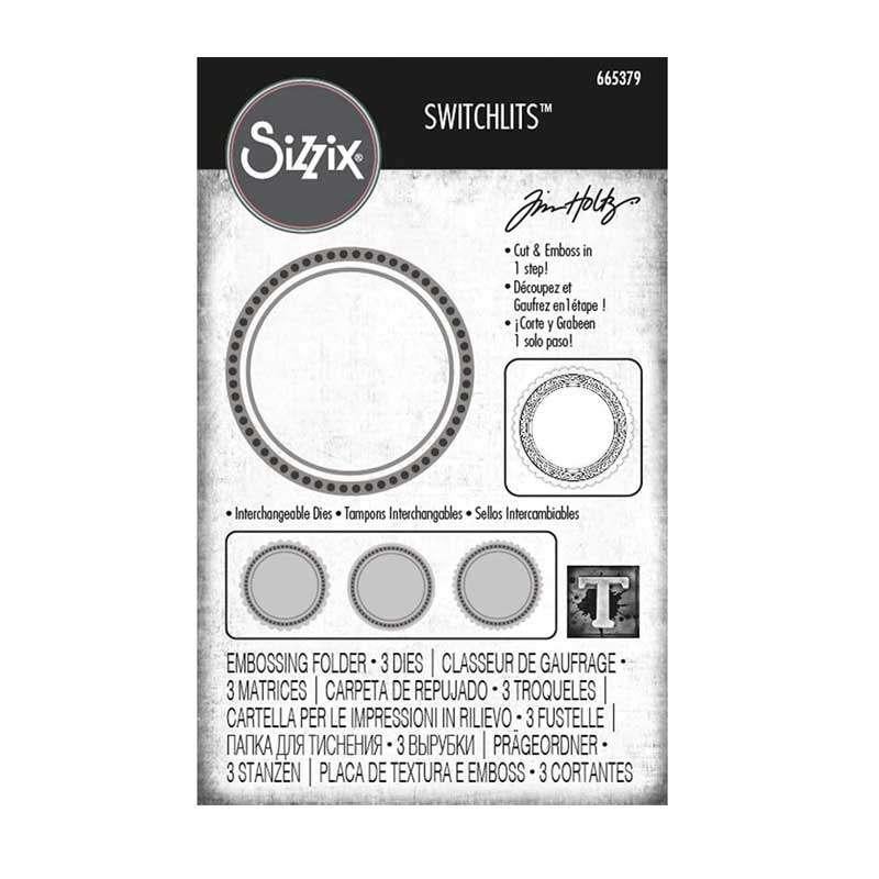 Sizzix Tim Holtz Switchlits Seal #665379, Hobby en Vrije tijd, Scrapbooking, Verzenden, Zo goed als nieuw, Frame of Mal, Sizzix