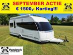 Hobby 495 UL Premium MOVER/AIRCO/E&P LEVELSYSTEEM/LUIFEL, Caravans en Kamperen, Caravans, 2 aparte bedden, Hobby, Bedrijf, 4 tot 5 meter