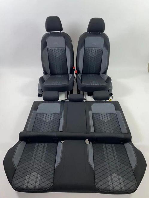 Interieur VW Polo 6 R (AW) Stof/Alcantara Zwart/Grijs, Auto-onderdelen, Overige Auto-onderdelen, Gebruikt, Ophalen of Verzenden