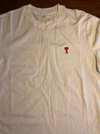 AMI Paris t-shirt | Wit, Kleding | Heren, T-shirts, AMI Paris, Maat 52/54 (L), Wit, Zo goed als nieuw