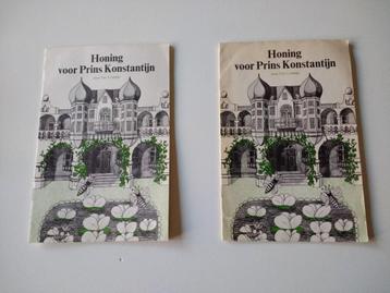 vintage boekje, Honing voor prins Konstantijn, 2 voor € 6,50