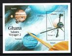 ghana pf blok voyager 2 ruimtevaart space 2, Ophalen of Verzenden, Postfris, Overige thema's