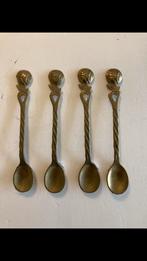 Messing kleine thee lepeltjes, Antiek en Kunst, Ophalen of Verzenden
