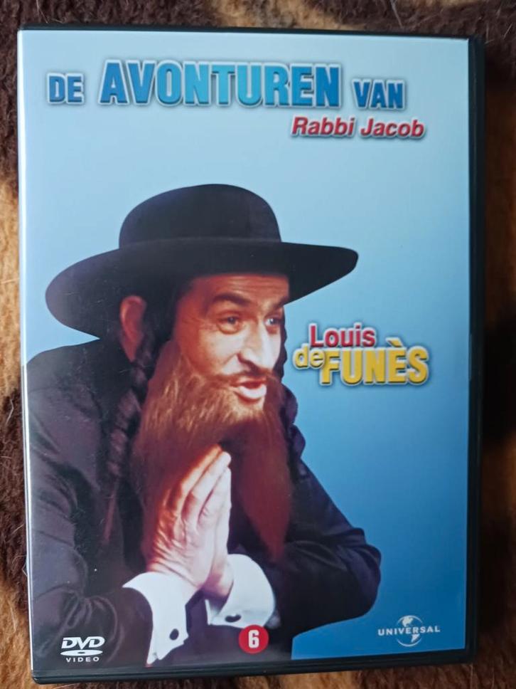 De Avonturen van Rabbi Jacob DVD, Cd's en Dvd's, Dvd's | Komedie, Zo goed als nieuw, Actiekomedie, Alle leeftijden, Ophalen of Verzenden