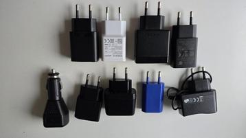 Diverse merken usb laders samsung, sony beschikbaar voor biedingen