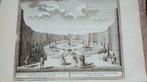 71 / Velsen Gezicht op het Huis Kopergravure 18e Eeuw, Antiek en Kunst, Kunst | Etsen en Gravures, Ophalen of Verzenden