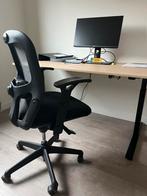 Verstelbaar bureau, stoel en beeldscherm, Huis en Inrichting, Bureaus, Ophalen, In hoogte verstelbaar, Nieuw, Bureau
