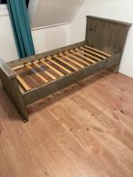 Steigerhout bed 80x190, Ophalen, Gebruikt, Eenpersoons, Bruin