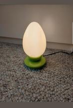 Glazen Ei Lamp, Huis en Inrichting, Ophalen of Verzenden, Gebruikt, Glas, Minder dan 50 cm
