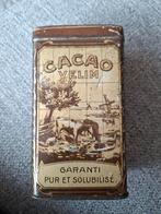CACAO VELIM  blikje voor Frankrijk, Hollandse taferelen, Verzamelen, Blikken, Ophalen of Verzenden, Gebruikt, Overige