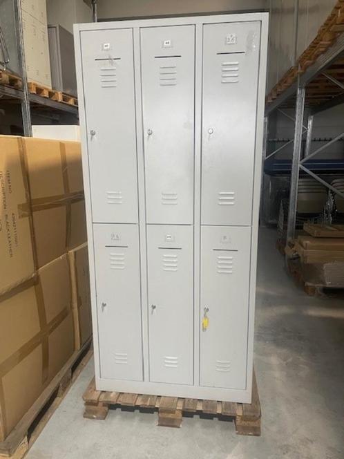 Metalen Garderobekast 6-deurs, Huis en Inrichting, Kasten | Kledingkasten, Gebruikt, Minder dan 100 cm, Minder dan 50 cm, 25 tot 50 cm