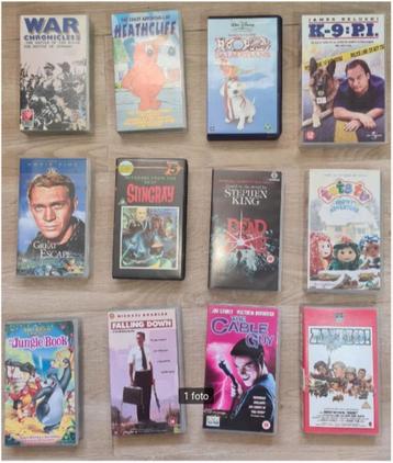 Grote collectie VHS video's beschikbaar voor biedingen