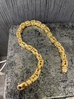 14k gouden armband koningsschakel dik schakel, Ophalen of Verzenden