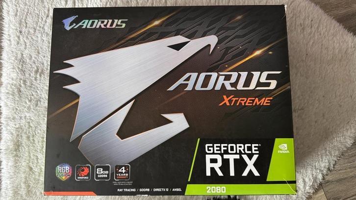 Gigabyte Aorus GeForce RTX 2080 Xtreme - Krachtige kaart, Computers en Software, Videokaarten, Gebruikt, Nvidia, PCI, GDDR6, HDMI