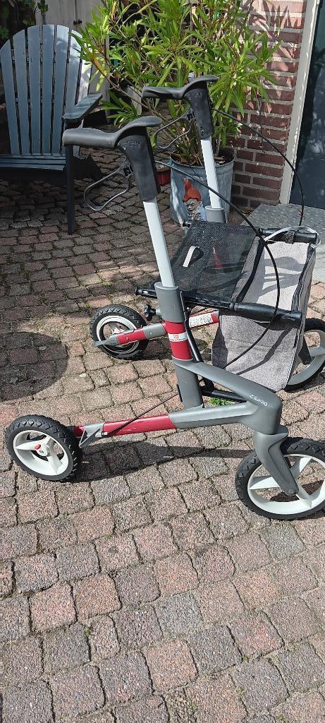 Topro Olympos ATR rood maat M rollator, Diversen, Rollators, Gebruikt, Lichtgewicht, Opvouwbaar, Ophalen