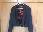 Jasje / Colbert, blauw , maat 40 met leuke details., Kleding | Dames, Jasjes, Kostuums en Pakken, Maat 38/40 (M), Blauw, Ophalen of Verzenden