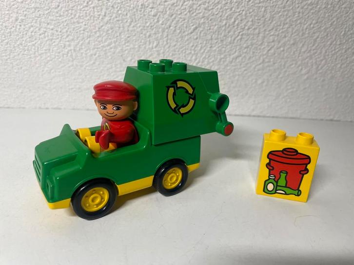 Duplo 5637 Vintage Vuilniswagen, Kinderen en Baby's, Speelgoed | Duplo en Lego, Gebruikt, Duplo, Complete set, Ophalen of Verzenden