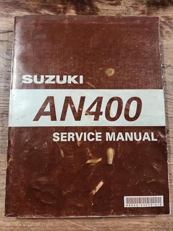 Suzuki Burgman 400 tot 2002 Servicemanual  beschikbaar voor biedingen