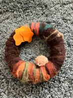 Herfstkrans gevilt wol, Huis en Inrichting, Woonaccessoires | Kransen, Ophalen of Verzenden, Zo goed als nieuw
