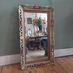 Lucky Vintage brocante bohemian spiegel met houten lijst, Minder dan 50 cm, Gebruikt, ., Lucky Vintage