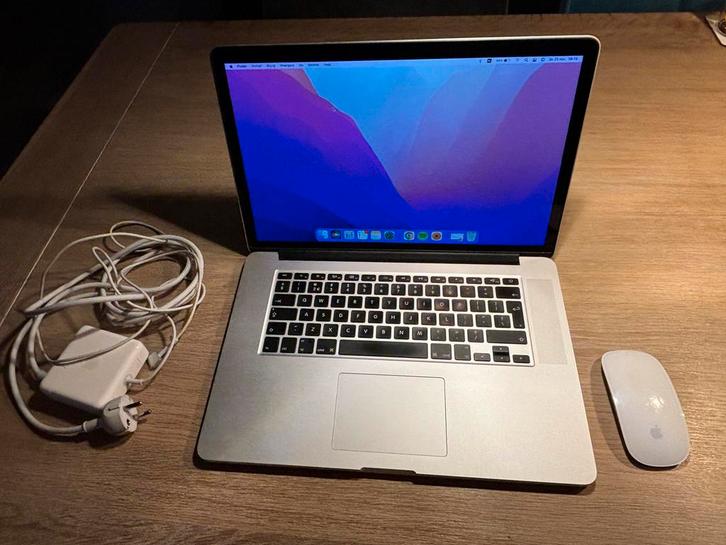MacBook Pro Retina 15" (2015) 256GB, Computers en Software, Apple Macbooks, Gebruikt, MacBook Pro, 15 inch, 2 tot 3 Ghz, 256 GB