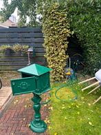 Gietijzeren authentieke brievenbus, Ophalen, Gebruikt, IJzer, Staande brievenbus