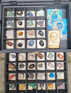 Complete MiYu edelstenen verzameling Houten schatkist stenen, Verzamelen, Ophalen of Verzenden, Mineraal