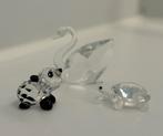 Swarovski set zwaan, pandabeer, schildpad, Ophalen of Verzenden, Zo goed als nieuw