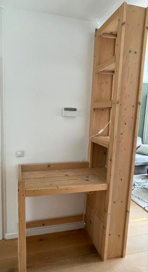 Steigerhouten kasten /bureaukast combinatie, Huis en Inrichting, Kasten | Boekenkasten, 50 tot 100 cm, 25 tot 50 cm, Ophalen